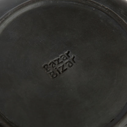 Bazar Bizar Het Burned Diep Bord - Zwart - M