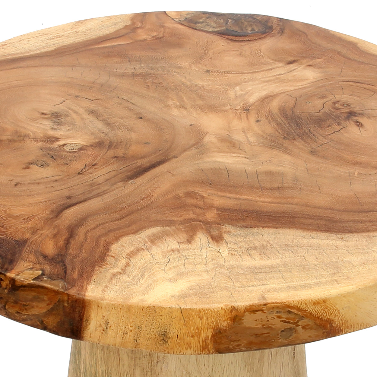Bazar Bizar De Timber Conic Bijzettafel - Naturel - 50