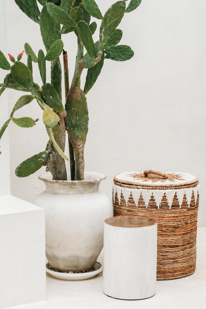 Bazar Bizar The Tribe Stool - Natural White