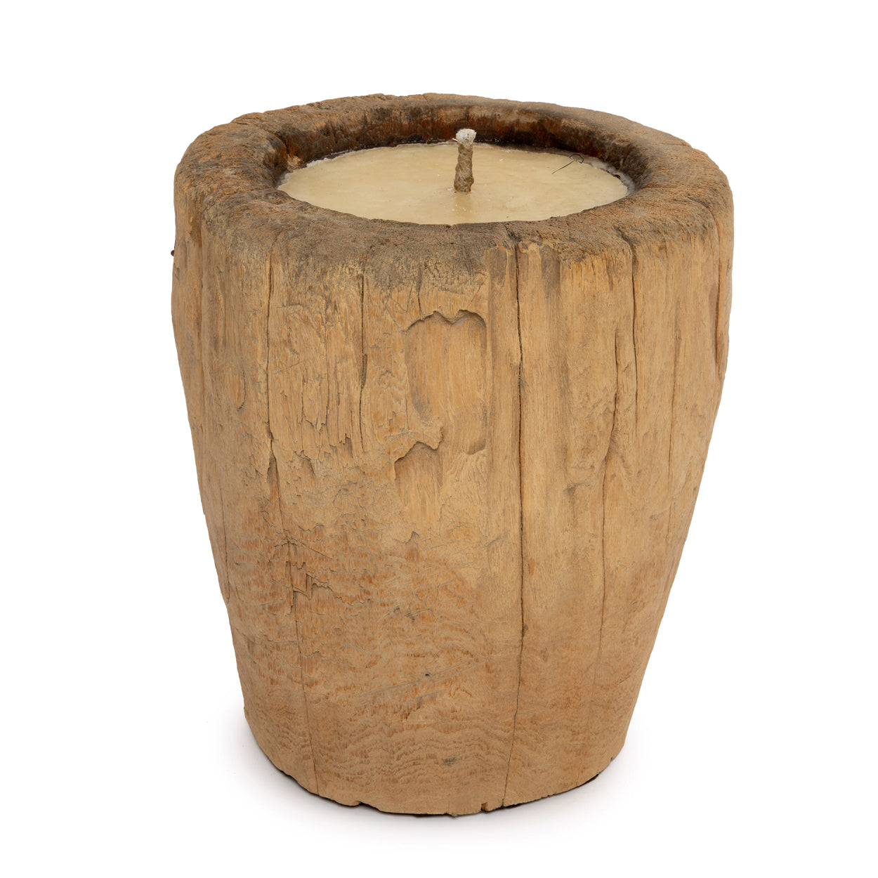 Bazar Bizar De Kaarsen Boomstam - Naturel