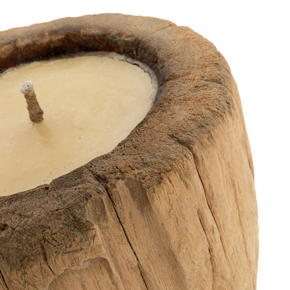 Bazar Bizar De Kaarsen Boomstam - Naturel