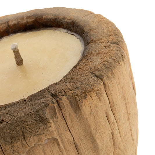 Bazar Bizar De Kaarsen Boomstam - Naturel