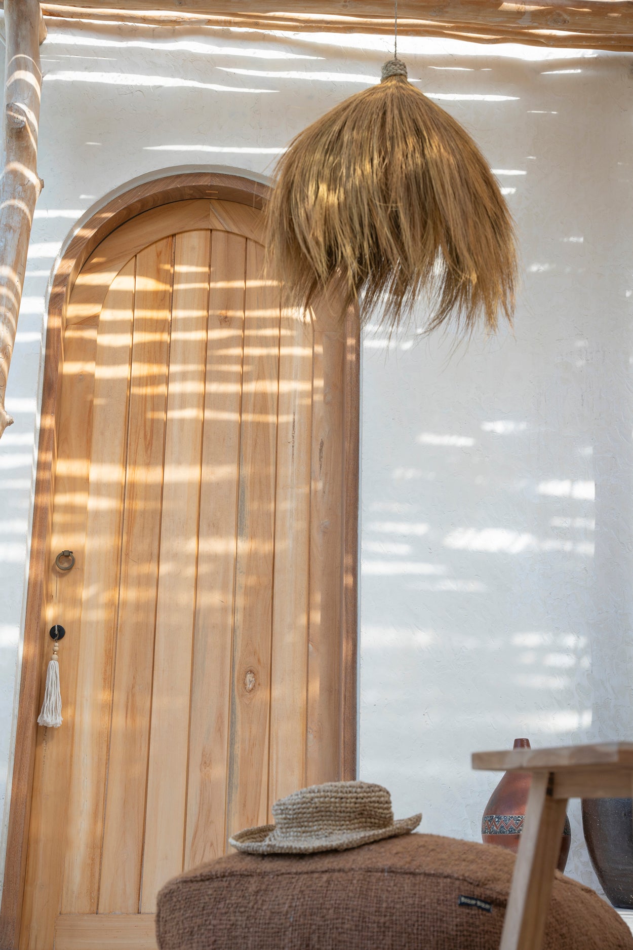 Bazar Bizar De Rayung Hut Hanglamp - Naturel - L