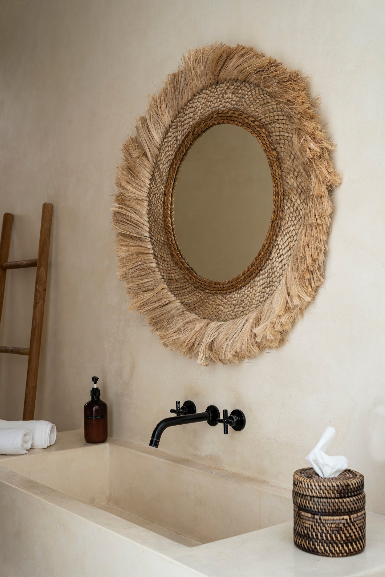 Bazar Bizar De Capri Spiegel - Naturel - L