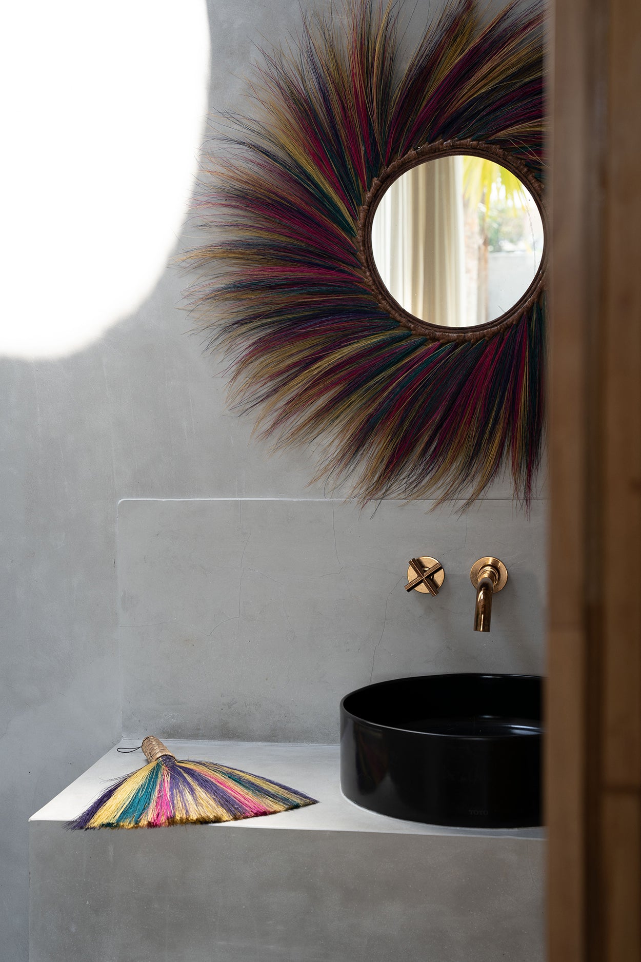 Bazar Bizar De Marshmallow Spiegel - Regenboog