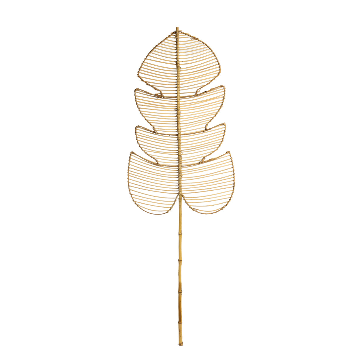 Bazar Bizar La Monstera in Rattan - Naturale - Set di 4