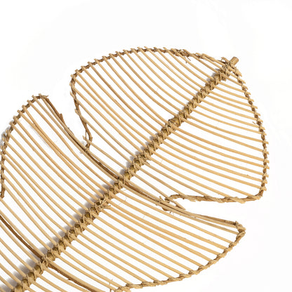 Bazar Bizar La Monstera in Rattan - Naturale - Set di 4