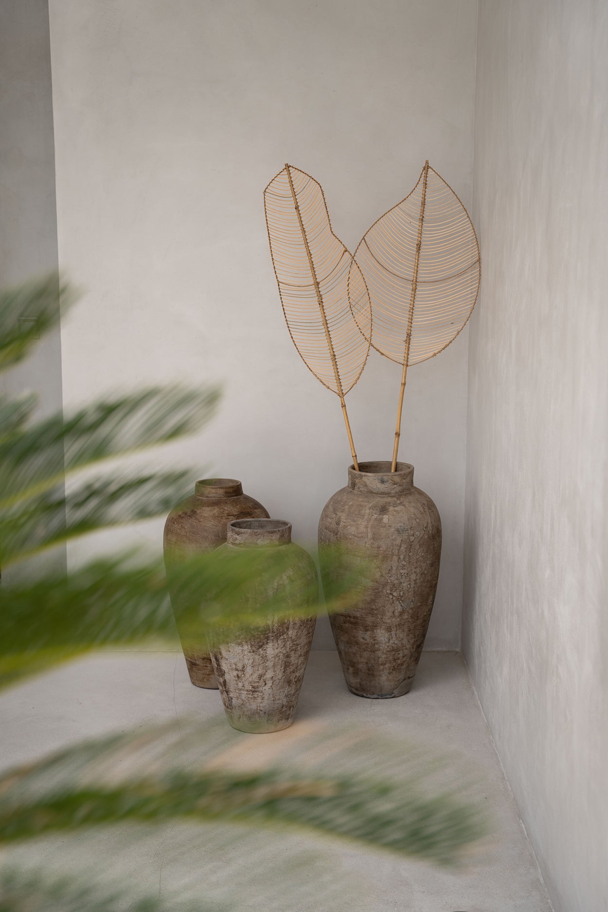 Bazar Bizar De Rattan Elliptic - Naturel