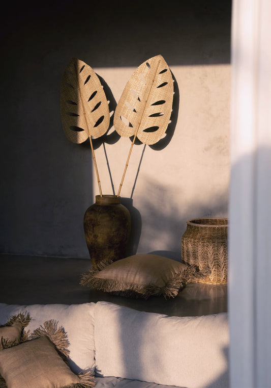 Bazar Bizar De Water Hyacinth Leaf - Naturel - Set van 4
