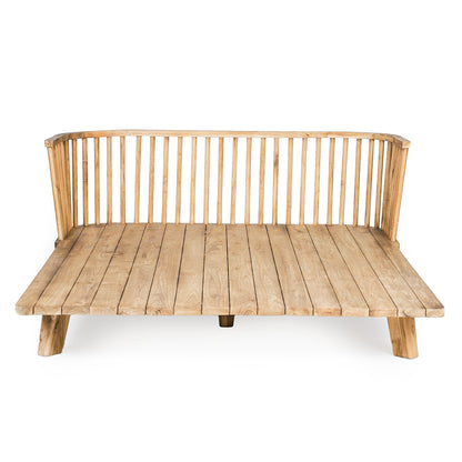 Bazar Bizar Het Dubbele Malawi Dagbed - Naturel Beige