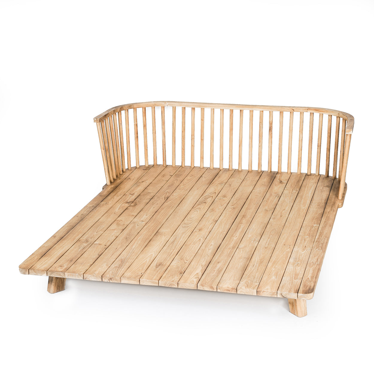 Bazar Bizar Het Dubbele Malawi Dagbed - Naturel Beige