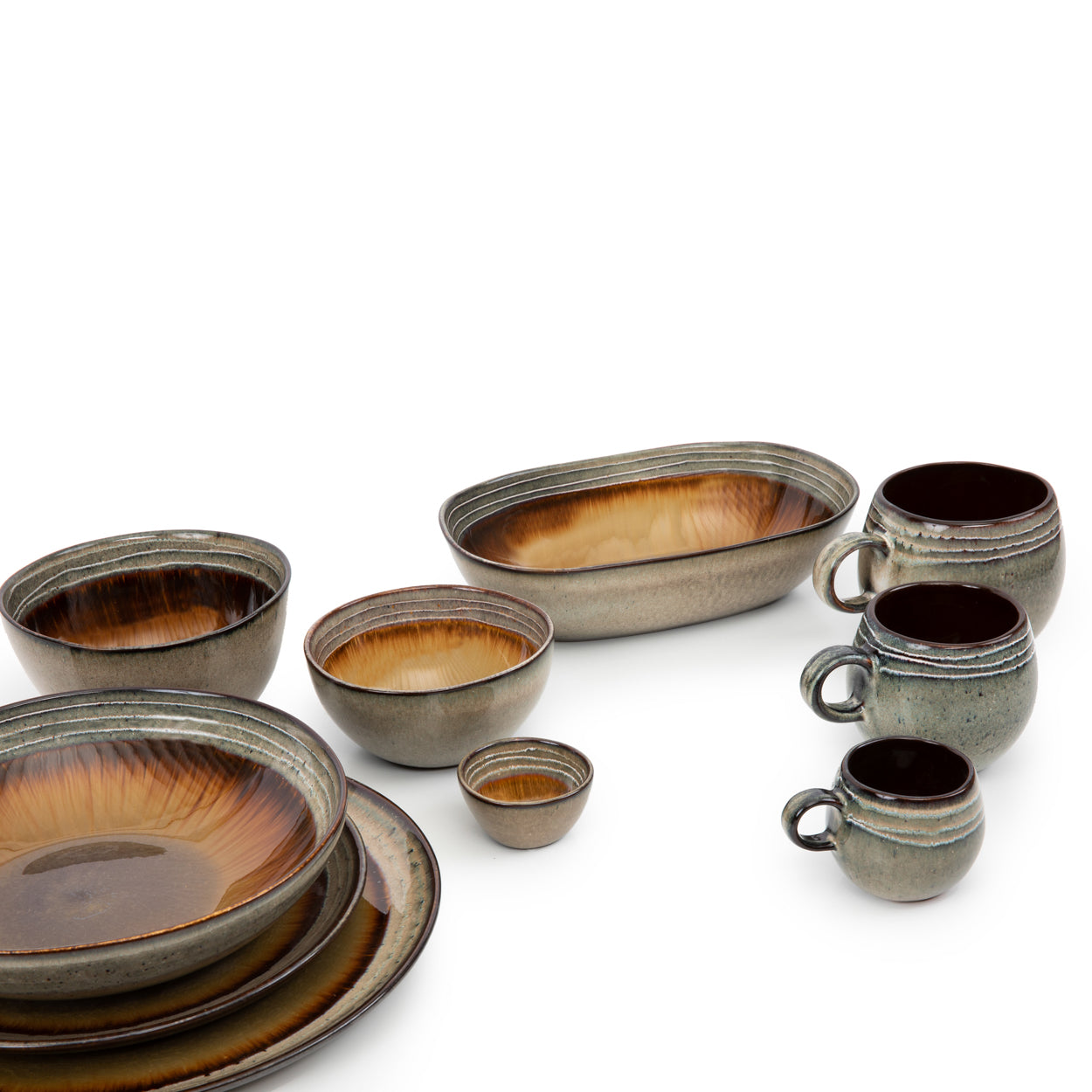 Bazar Bizar Het Comporta Bord - M - Set van 6