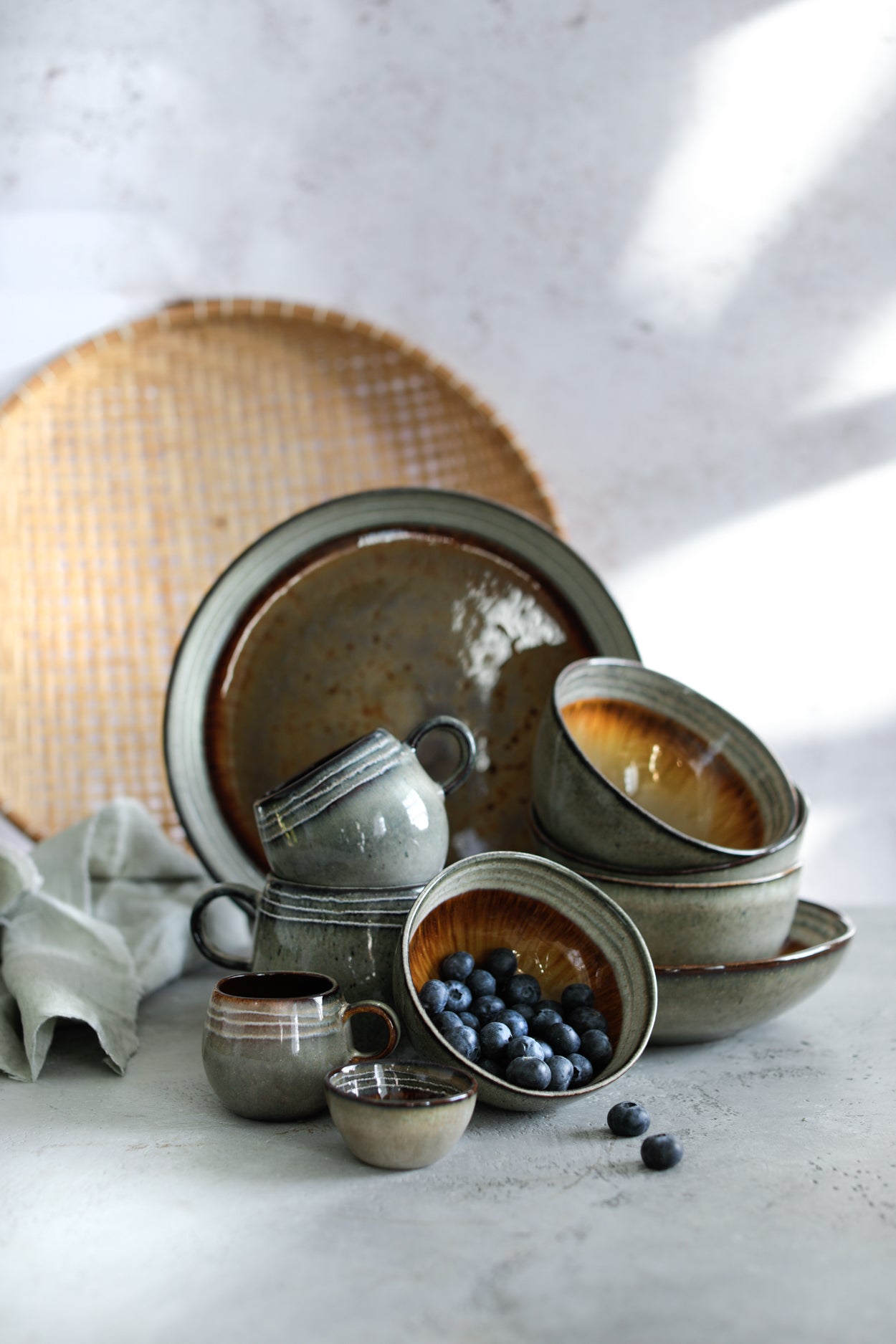 Bazar Bizar Het Comporta Pastabord - L - Set van 4