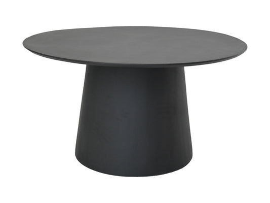 HSM Collection-Ronde Eettafel Drum-140X140X77-Zwart-Mango