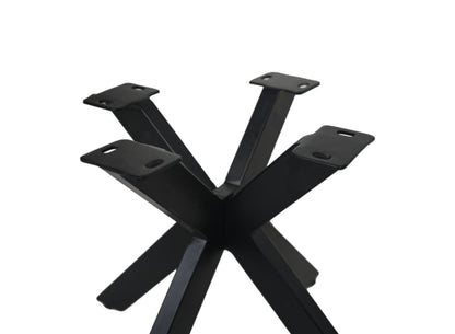 HSM Collection-SalonTafelonderstel Spider-55x55x48-Zwart-Metaal