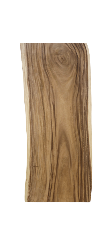 HSM Collection-Rechthoekig Tafelblad-450x100-130x10-Naturel-Munggur