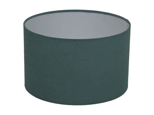 HSM Collection-Ronde Lampenkap-ø32x20-Blauw-Katoen