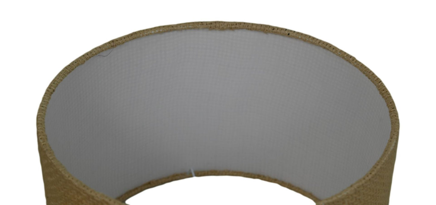 HSM Collection-Ronde Lampenkap-ø32x20-Creme-Jute