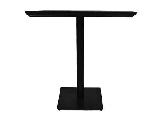 HSM Collection-Vierkante Eettafel Zurich-75x75x74-Zwart-Acacia/Metaal