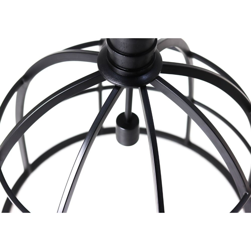 HSM Collection-Hanglamp-60x60x75-Zwart-Metaal
