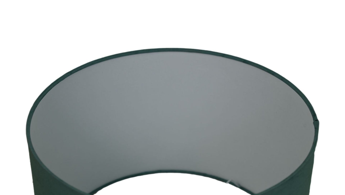 HSM Collection-Ronde Lampenkap-ø32x20-Blauw-Katoen