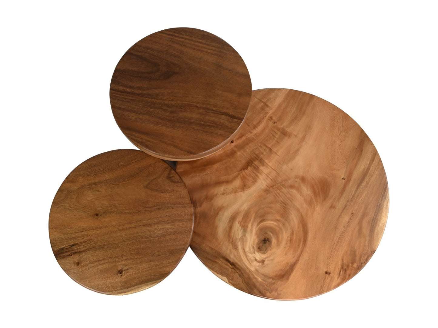HSM Collection-Ronde Salontafel-Ø80*32-Bruin-Munggur