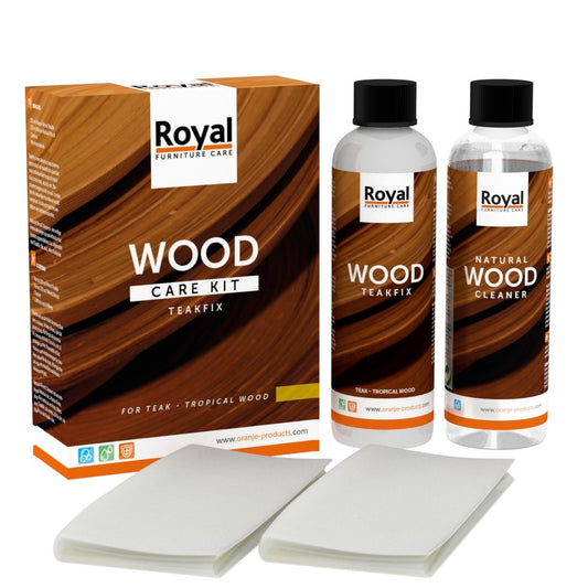 HSM Collection-Care Kit Teakfix + Cleaner-2x 250 ml-Transparant-Vloeistof