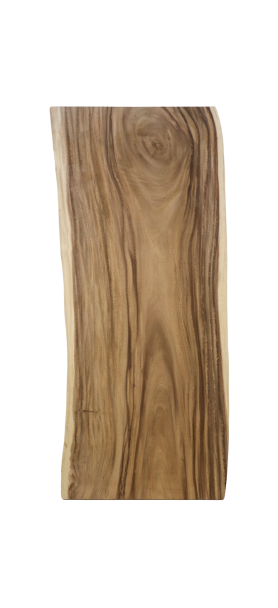 HSM Collection-Rechthoekig Tafelblad-300x80-100x10-Naturel-Munggur