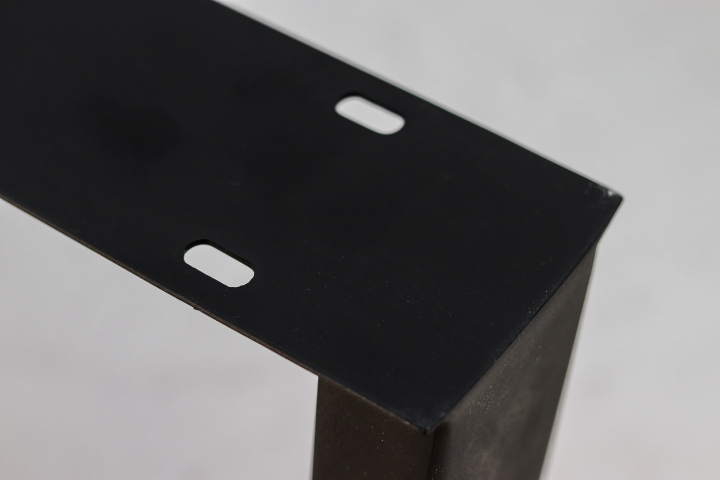 HSM Collection-Bartafelpoot Model U S/2-70x10x104-Zwart-Metaal