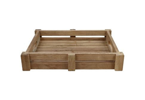 HSM Collection-Rechthoekig Dienblad -30x40x7-Naturel-Teak
