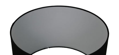 HSM Collection-Ronde Lampenkap-ø42x28-Zwart-Katoen