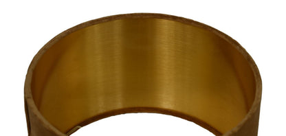 HSM Collection-Ronde Lampenkap-ø32x20-Beige/Goud-Stof