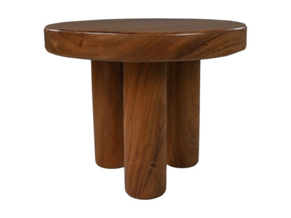 HSM Collection-Ronde Salontafel-Ø50*40-Bruin-Munggur