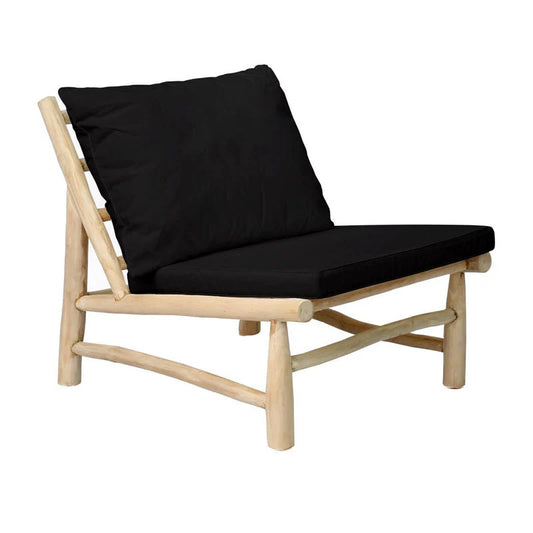 Bazar Bizar De Island Eenzit - Naturel Zwart
