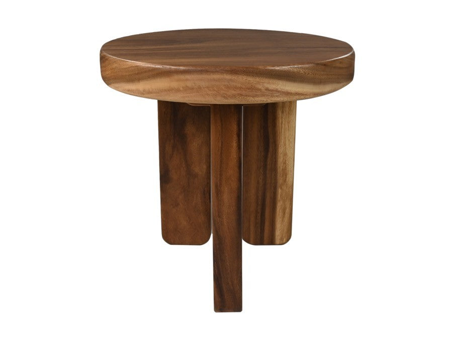 HSM Collection-Ronde Salontafel-Ø50*50-Bruin-Munggur