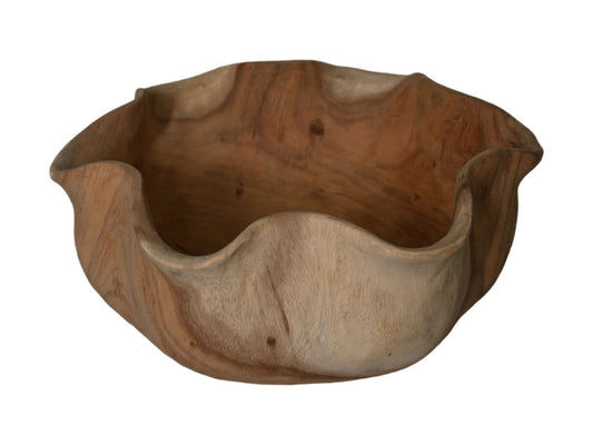 HSM Collection-Ronde Schaal -ø40x17-Naturel-Munggur