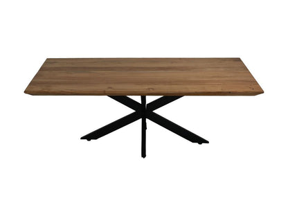 HSM Collection-Rechthoekige Salontafel Zurich-1-130x75x44-Naturel/Zwart-Acacia/Metaal