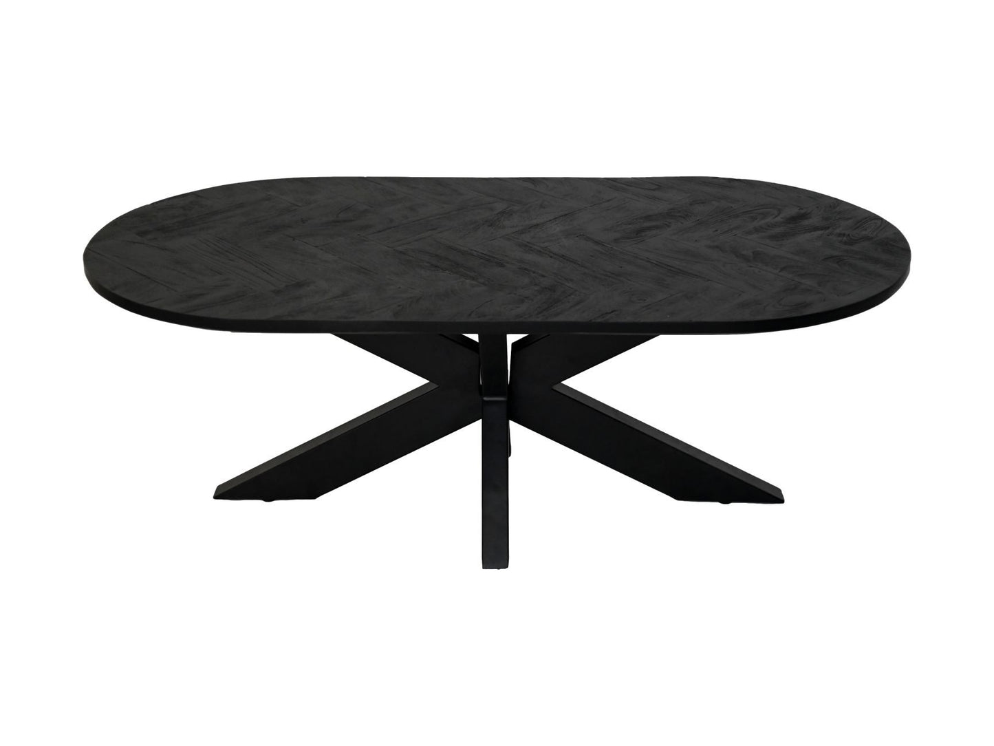 HSM Collection-Rechthoekige Salontafel Mozaiek-120x60x44-Zwart-Mango/Metaal