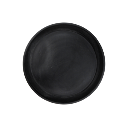 HSM Collection-Ronde Bijzettafel Ventura-ø40x42-Zwart-Mango/Metaal