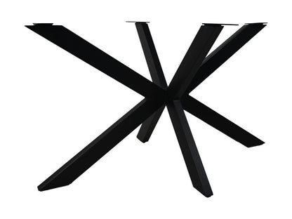HSM Collection-Tafelonderstel Spider-70x70x72 ( 80x40 mm )-Zwart-Metaal